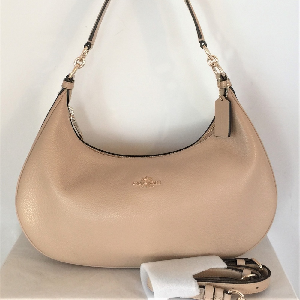 Coach Beechwood Leather Harley East/West Hobo NICE